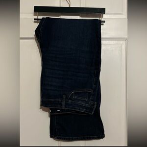 SIZE 18W Sonoma Flared Dark Wash Ladies Jeans